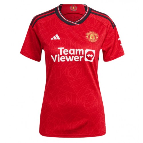 Maillot de foot Manchester United Casemiro #18 Domicile Femmes 2023-24 Manches Courte